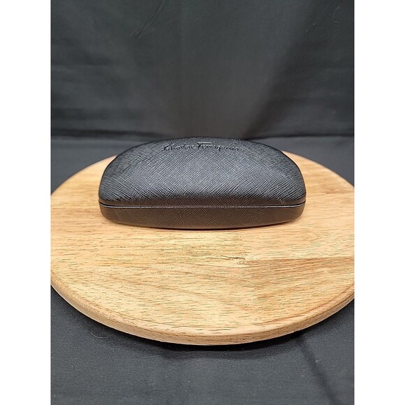 Salvatore Ferragamo Black Clamshell Glasses/Sunglasses Case Hard shell - Picture 2 of 5